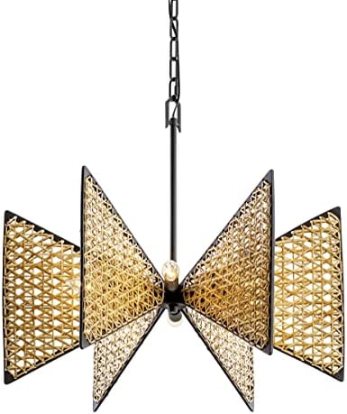 Varaluz Machina 6-Lt Chandelier - Matte Black/Sulihiya