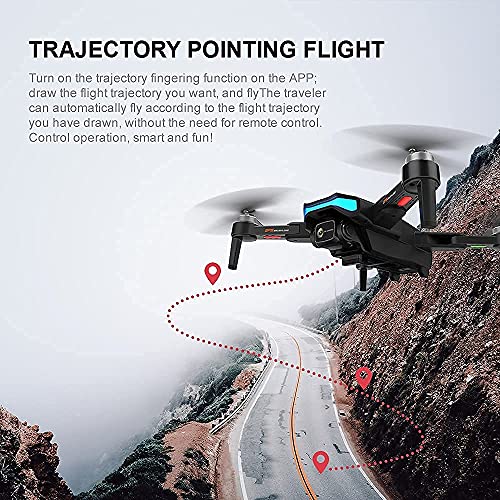 YDZ Drohne mit 6K Dual-Kameras, lange Akkulaufzeit, multifunktionale Vierflügel-Faltung, Mini einfach zu tragen – Bild 4