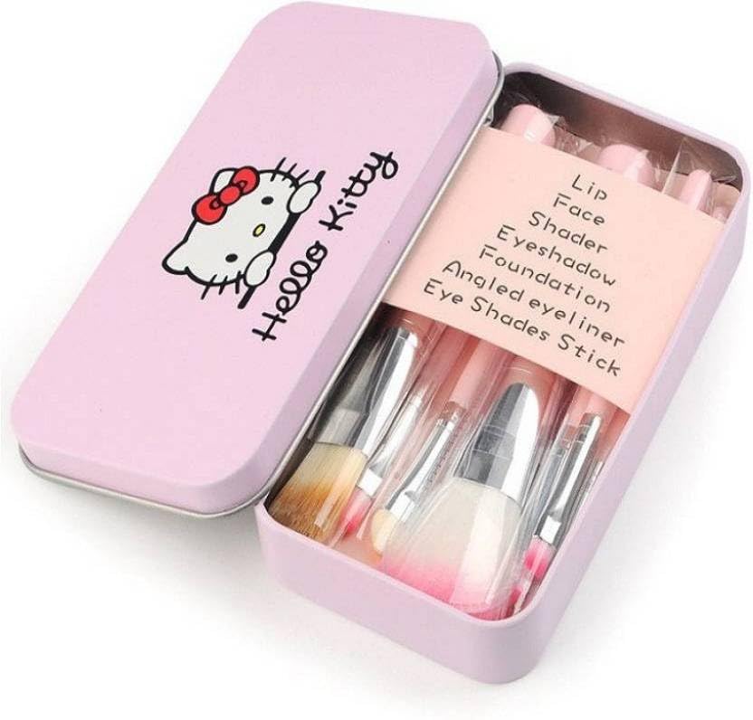 Hello Kitty Mini Brush Set- Pink, 7 Pieces-image-29