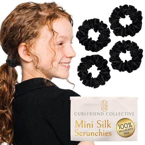 Authentic Mini Mulberry Silk Scrunchies