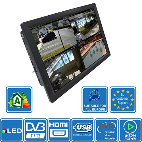 Autocaravana-Caravana-Barco-Cocina-12-voltios-14-Pulgadas-LED-TV-Digital-HD-DVB-T2-TDT-y-Toda-la-television-de-Europa-12V-230V-USB-PVR-y-Reproductor-Multimedia-Monitor-CCTV-HDMI-de-Unispectra