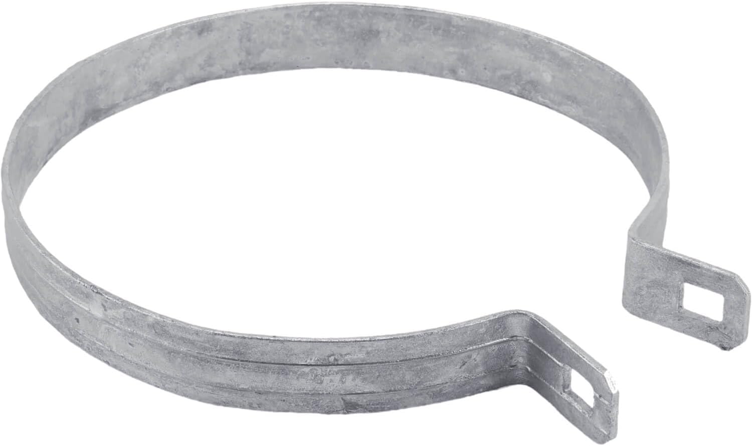4-1/2" Brace Band for Chain Link Fence - Use for 4-1/2" Outside Diameter Post/Pipe - Galvanized Chain Link Brace Band