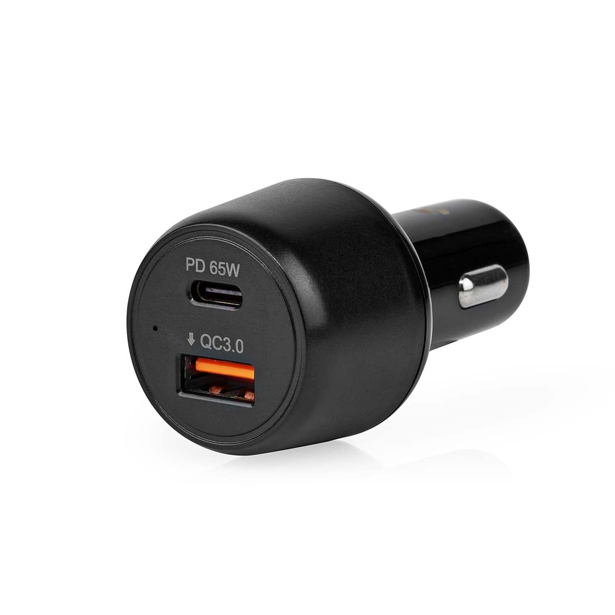 Nedis Car Charger 65W 2.0/3.0/3.25 A Number Of Outputs: 2 Connection Type: USB-A/USB-C PD3.0 27W/36W/45W/65W Automatic Voltage Selection