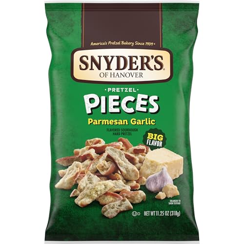 Image of Snyder's of Hanover Parmesan Garlic Flavored Pretzel Pieces, 11.25 Oz Bag