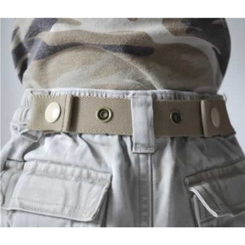 Dapper Snapper Baby & Toddler Adjustable Belt (Beige) by DAPPER SNAPPERS