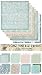 Paper Pack (24sh 6"x6") Frosty Winter Ice Patterns FLONZ Vintage Paper for Scrapbooking and Craft