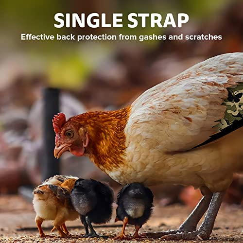 Image of Hen Apron /Saddle, Single Strap, Small, Butterfly Camouflage