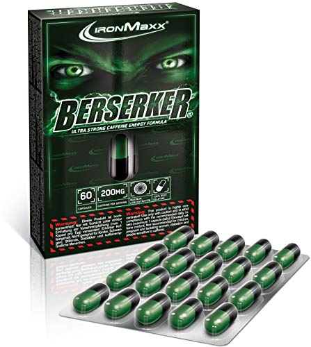 Preisvergleich Produktbild IronMaxx Berserker Trainings Booster, 60 Kapseln (1er Pack)