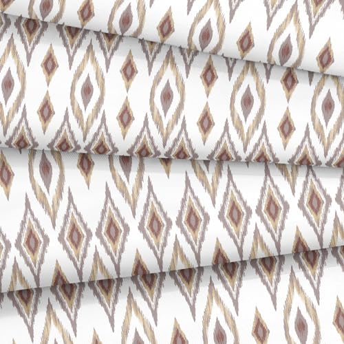 Herside Boho Full Size Fitted Sheet Set,Full Size Bedding,Geometric Design Soft & Breathable Microfiber Bohemian Sheet Set,3 Piece thumb #6