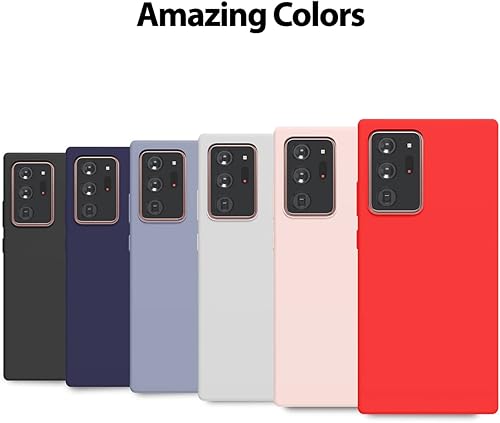 Miniatura 7 de Goospery Funda de silicona líquida para Galaxy Note 20 Ultra (6.9 pulgadas - 2020), sedosa, suave al tacto, protección de cuerpo completo, a prueba