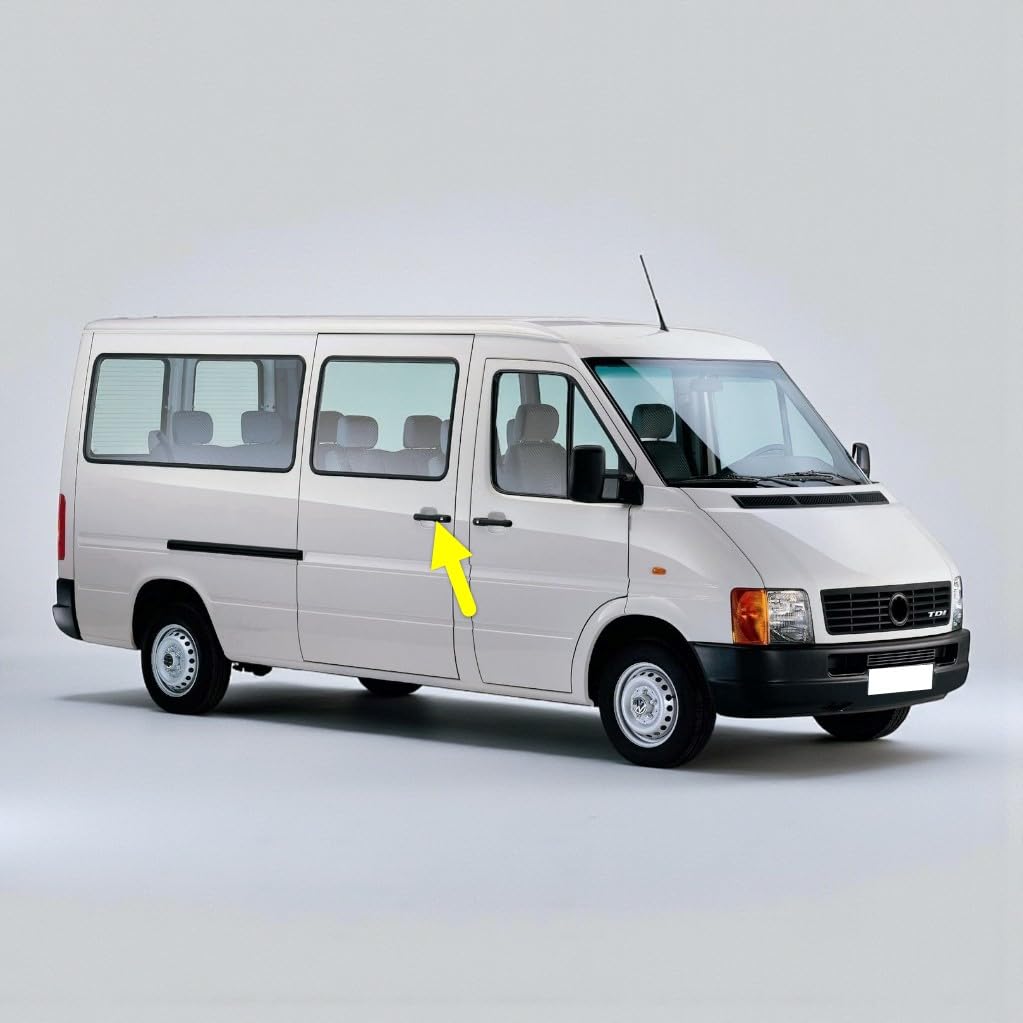 Sağ Orta Sürgülü Dış Kapı Kolu 2D1843704 VW LT35 Volt ile uyumlu 1996-2007