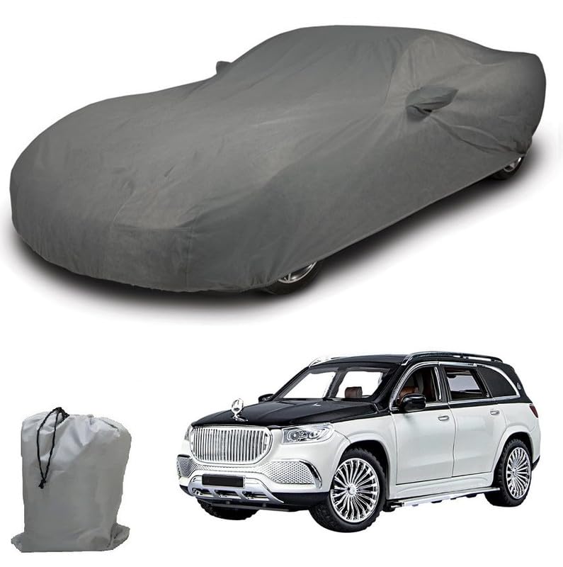 Image of ARCUATE Triple Layer Custom fit Car Body Cover for Mercedes Benz Maybach GLS 600 |Top Layer Dustrproof | Middle Layer Waterproof | Bottom Layer Scratch Protection | Outdoor Indoor Fabric