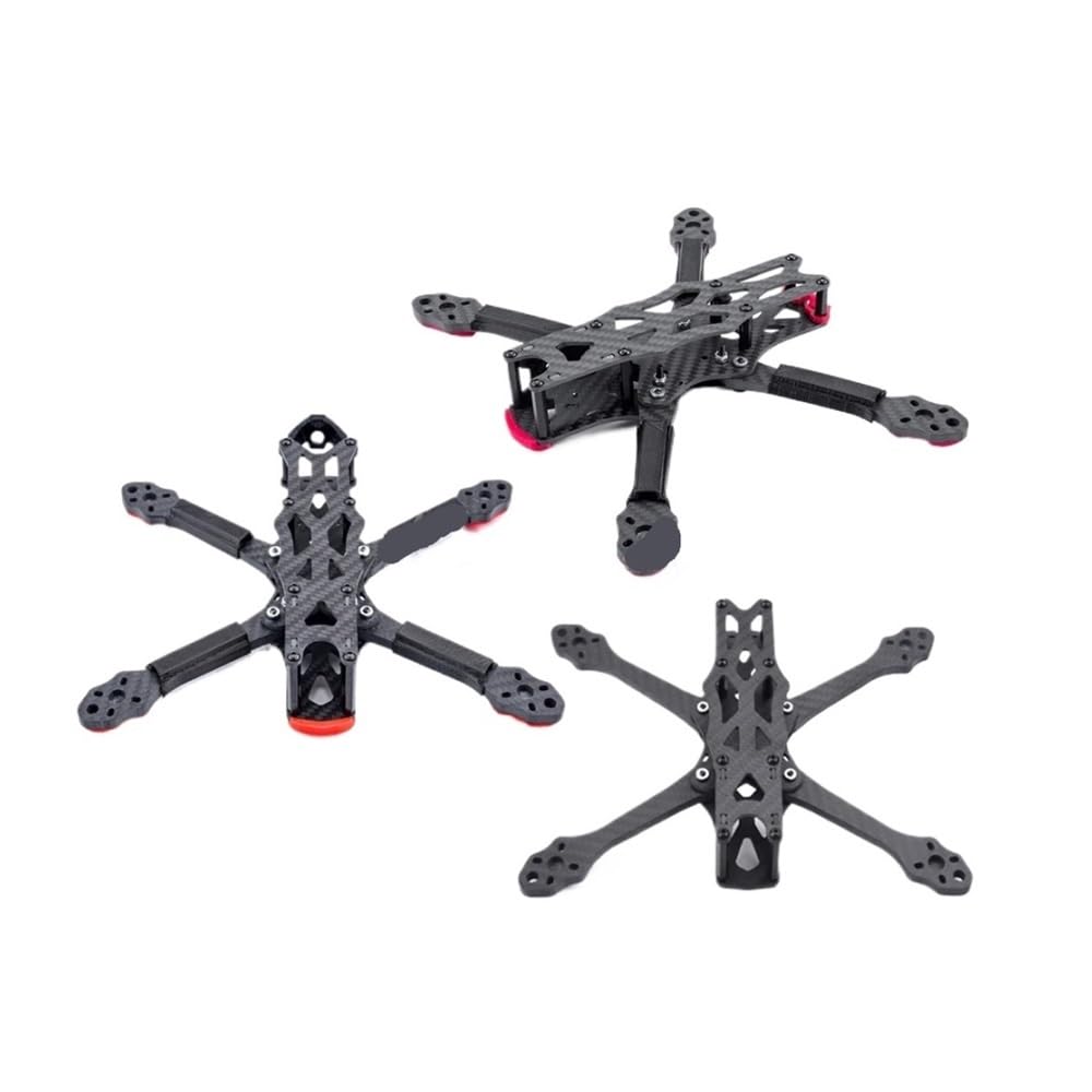 12.7 cm 15.2 cm 17.8 cm 295mm 20.3 cm 22.9 cm zestaw ramy Quadcopter z włókna węglowego pasuje do 7 cali FPV Freestyle RC Racing dron (APEXHD9inNoPringting)