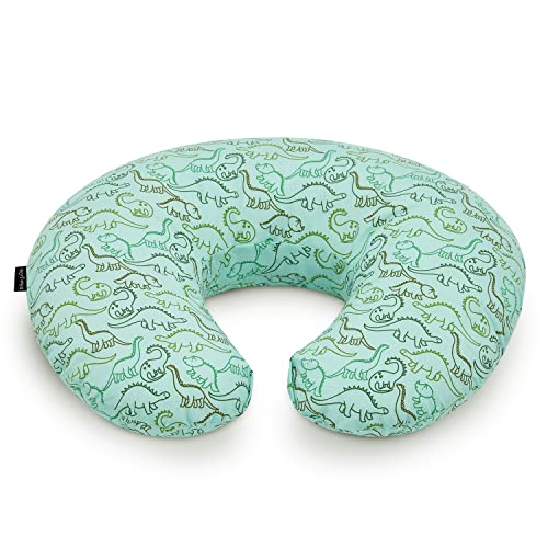Image of Dream On Me Beeboo Nursing Pillow and Positioner, Breastfeeding and Bottlefeeding Pillow, Removable and Washable Pillow Cover, Soft and Breathable Fabric, Green