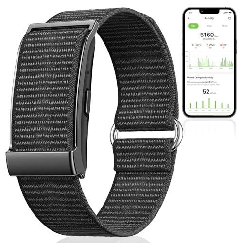 Best Heart Monitor Bracelet for Over 50: 9 Tested, 3 Worth Buying 2 QYZHARYX Smart Bracelet,Health and Fitness Tracker,24/7 Heart Monitor & Sleep Tracker, Multi-Sport Tracker Wristband with Free APP (Black)