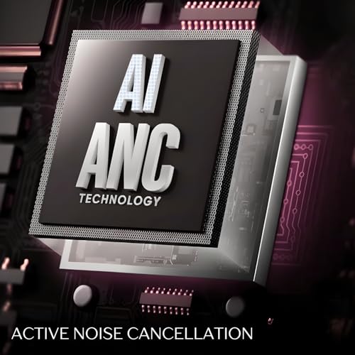 Image of inear Launch Juke Buds Pro3 TWS Wireless Earbuds with 10mm Drivers, 60H Playback, 42dB ANC, 3D Spatial Audio, 47ms Low Latency, Dual Device Connectivity, Bluetooth Earbuds | Pink