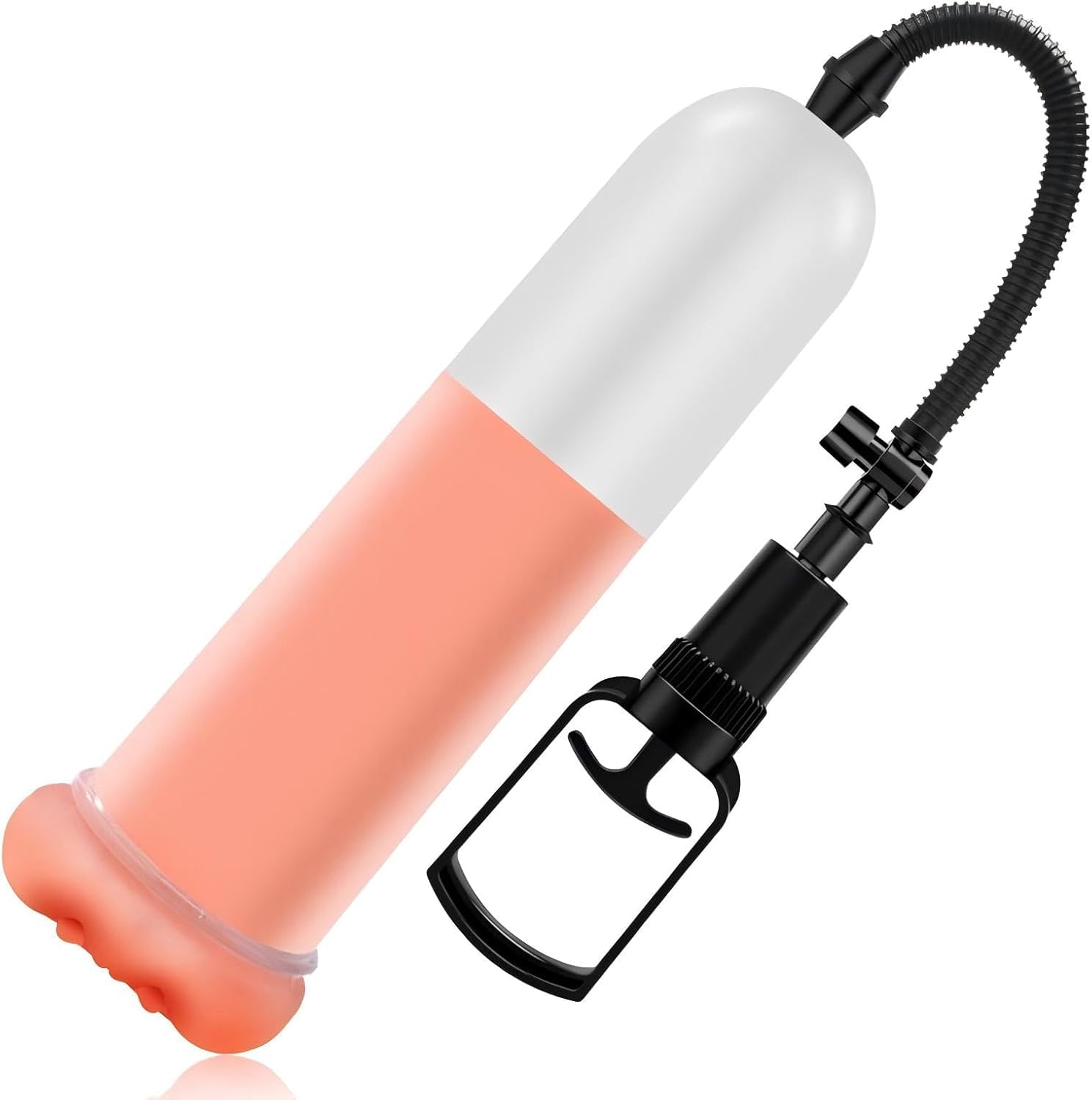 Pompa per Pene da Uomo con 3 Manicotti in Silicone - Vakuumpumpe per Erezione, Stimolazione e Potenza, Set Erotico