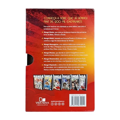 Box Série Mangá - Série completa: as aventuras da Bíblia contadas de uma forma inovadora Box Série Mangá - Série completa: as aventuras da Bíblia contadas de uma forma inovadora - Imagem 2