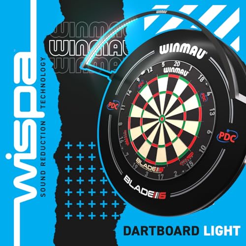 Configuration cible de fléchettes Winmau Wispa réduction sonore et fixation murale
