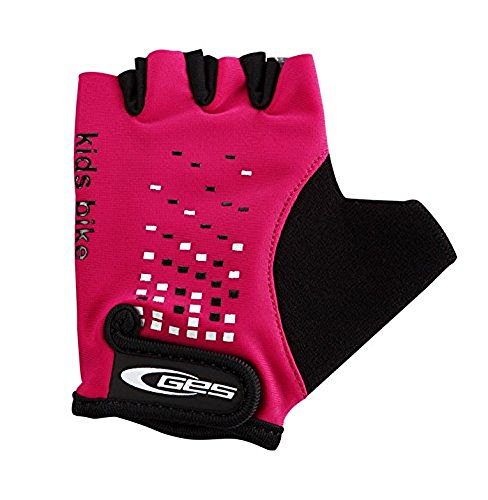 Manufacturas Ges pour Enfant Hauteur Vélo Court Gants, Enfant, Tall Bike, Rose