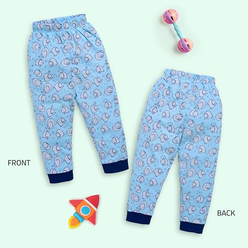 Image of LuvLap Baby Boys & Girls 100% Cotton Pyjama Pack of 3