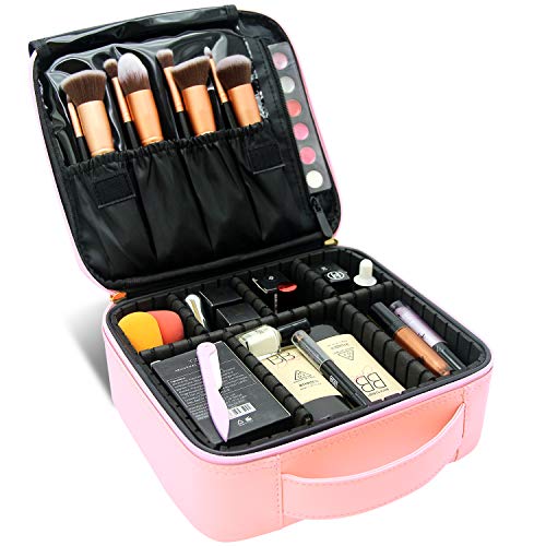 Travel Makeup Case,Chomeiu- Professional Cosmetic Makeup Bag Organizer Makeup Boxes With Compartments Neceser De Maquillaje