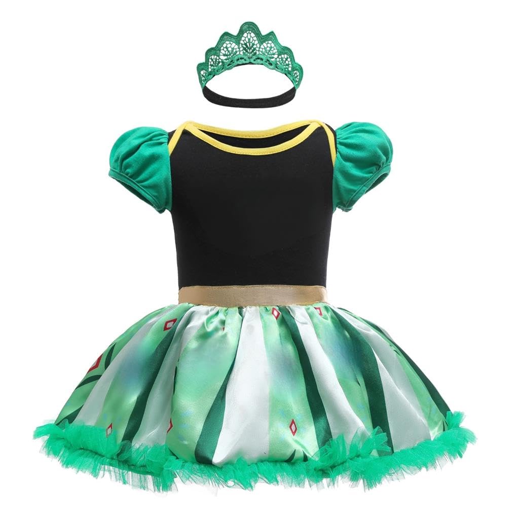 Lito Angels - Mono tipo pelele, disfraz de princesa para bebé y niñas con diadema con lazo, para fiesta de cumpleaños, Halloween — view 24