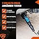 GEARMONSTER 7 Poliger Anhänger Tester, Trailer Tester, 7/13 polig Anhänger Prüfgerät 12V Anhängerbeleuchtung Steckdose Schaltungen Testgerät für LKW RV Wohnwagen Anhänger Beleuchtung Diagnose