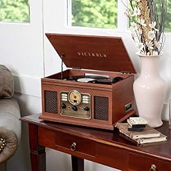 Innovative Technology 6-in-1 Victrola Entertainment Center - Les Beatles, Paul McCartney, John Lennon, RIngo Starr, George Harrison Innovative Technology 6-in-1 Victrola Entertainment Center – Image 4