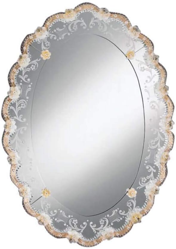 Decorative crafts Murano Venetian Oval Mirror