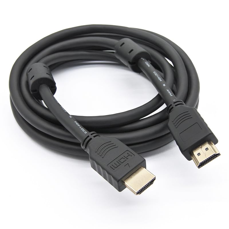 Cable HDMI macho a macho de 3 metros con doble núcleo de ferrita para TV 4
