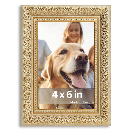 VictoR Picture Frame Rubens 4x6 in Green Gold – Vintage