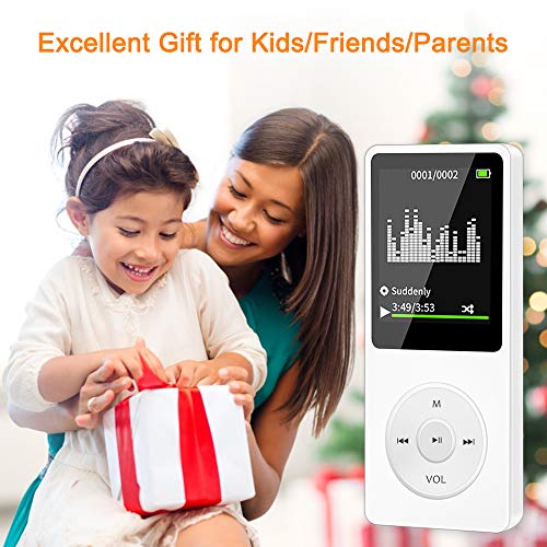 MP3 Player, Aigital HiFi MP3 Music Player with Speaker, Built-in 16GB Memory and Up to 128GB Expanded, Economic Multifunctional Portable Music Adapter with Earphones, Video/FM Radio/Voice Recorder - Thumbnail 3