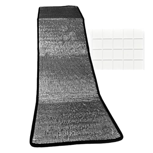 Aislamiento reflectante - Escudo térmico | Película de aislamiento térmico | Película de papel de aluminio de doble cara | Ventana de aluminio de oimbre | Barrera radiante reflectante de láminas de