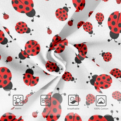 Boys' Exclusive Briefs Toddler Underwear 95% Combed Cotton Boxerbriefs 2T Ladybug Pattern 783