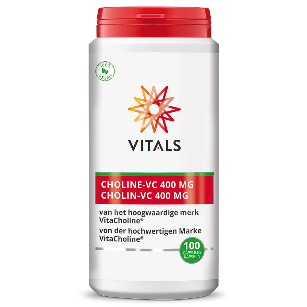 Vitals Cholin-VC – 400 mg elementares Cholin (VitaCholine), hochdosiert, 100 Kapseln