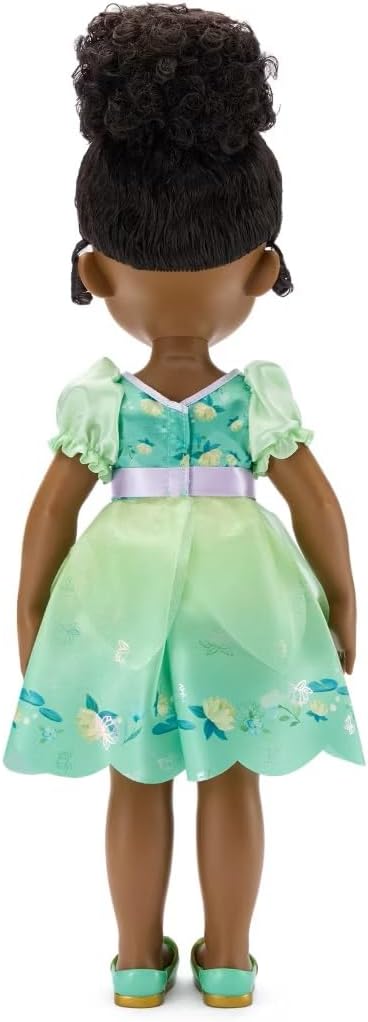 Disney Store Official Tiana Once Upon a Story Doll - 16 Inch Disney Princess Toys Featuring Reflective Eyes with 3D Pupil and Iris, Detailed Costume, Hair Comb & Shoes - Comes in Display Box
