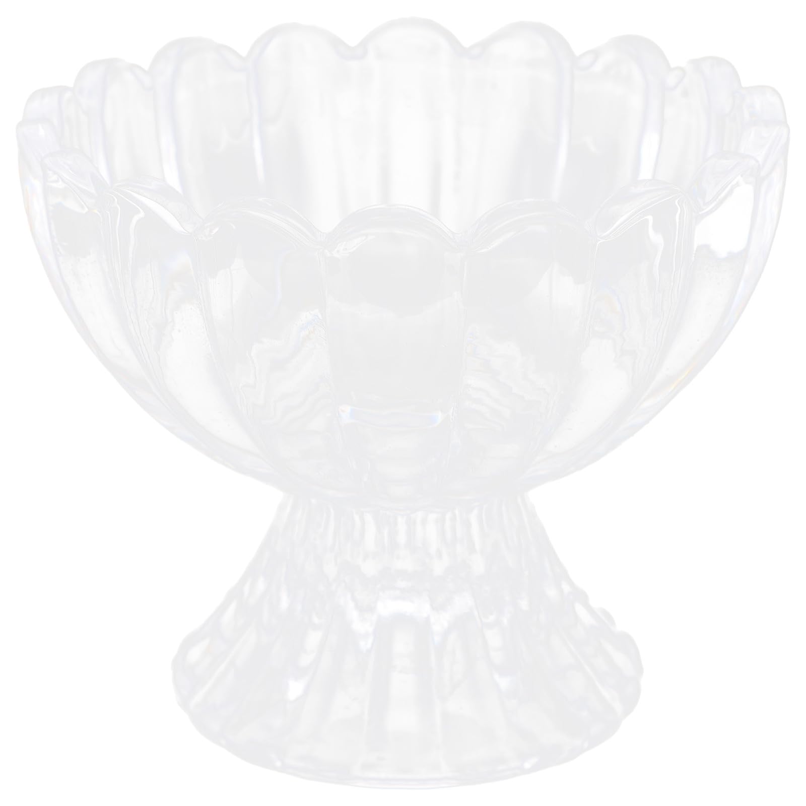 ifundom 6 Piezas Vaso de Postre de Vidrio Transparente 120ml