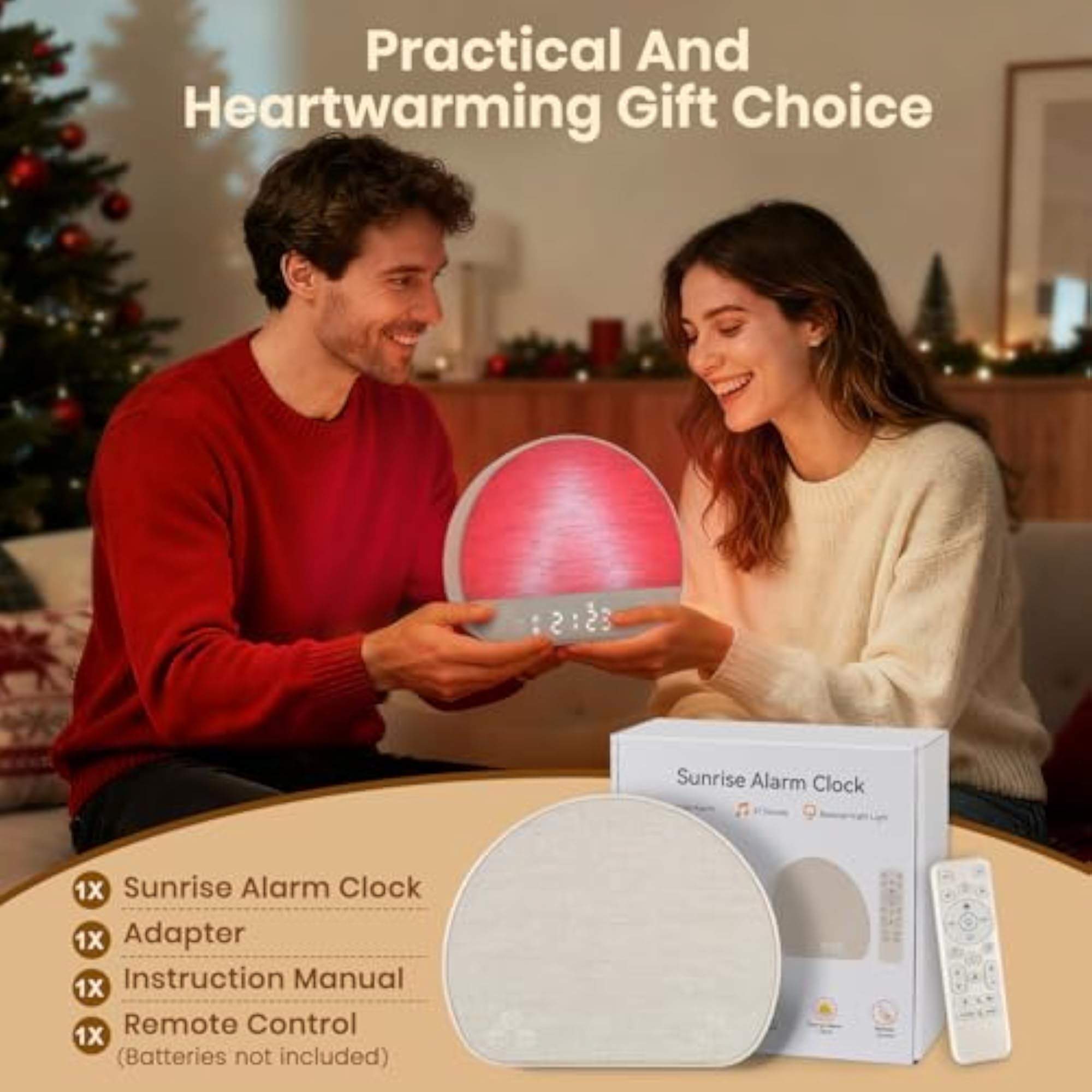 Sunrise Alarm Clock with Bluetooth Speaker