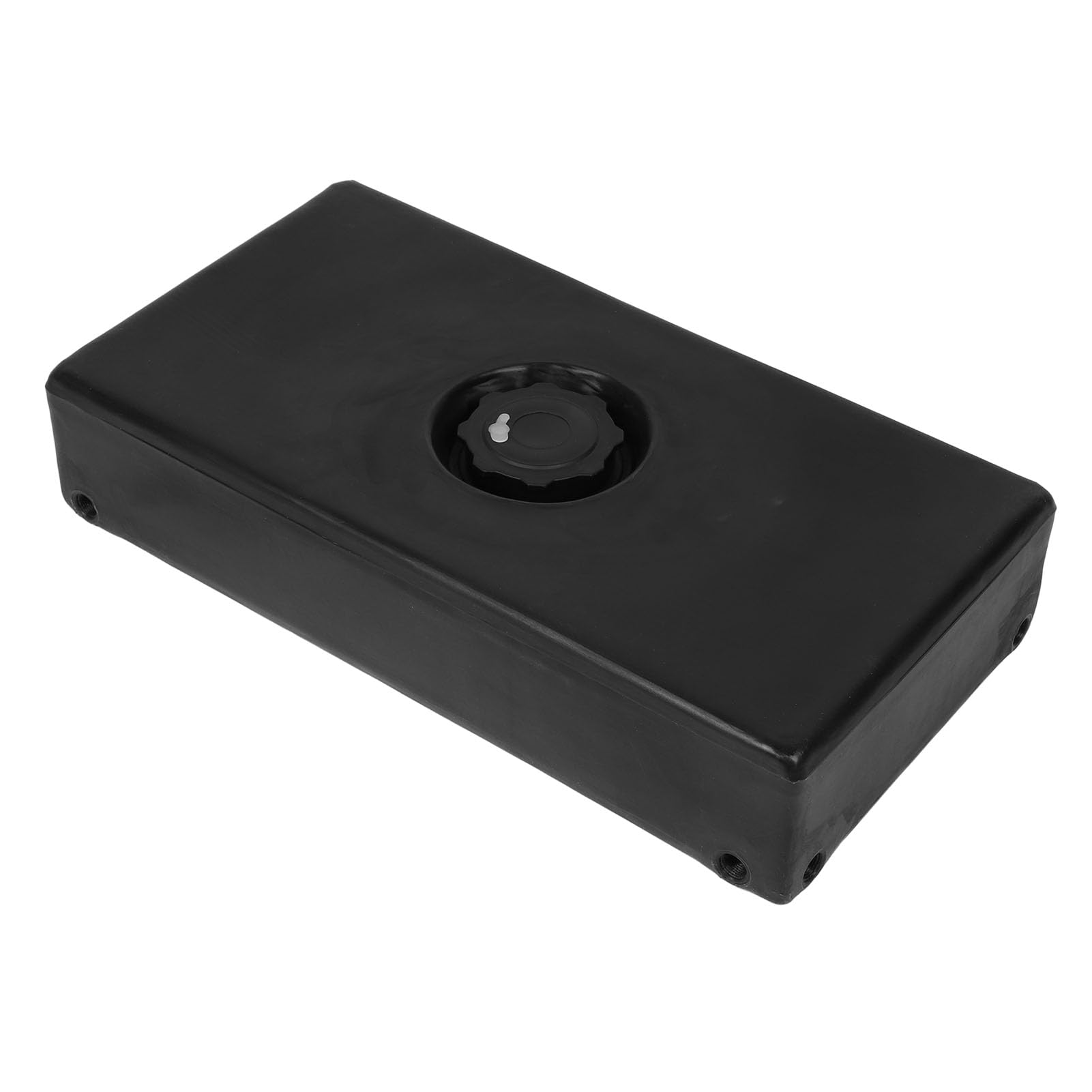 Tanque de agua para autocaravana, 26 x 13,4 x 5,5 pulgadas, tanque de agua para autocaravana, 8 galones, a prueba de fugas, resistente a los golpes, color negro para caravanas, remolques