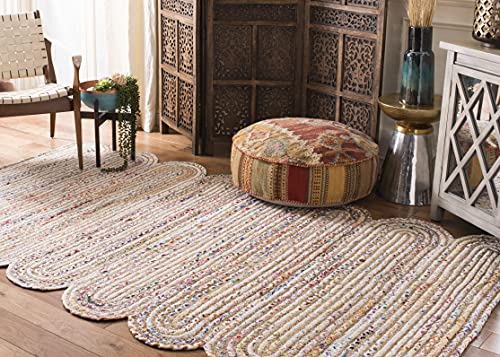 Tapete decorativo SAFAVIEH 4' x 6' tejido a mano miniatura 1