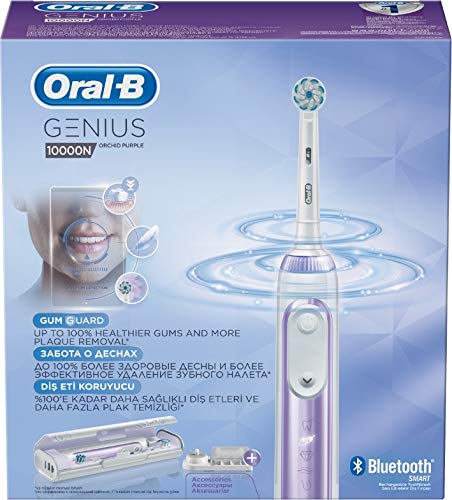 Oral-BGenius 10000N Adult Purple,White Genius 10000N, Battery, Built-in battery, Lithium-Ion (Li-Ion), 815 g, 102 mm, 235 mm