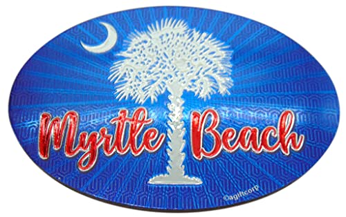 Imán Decorativo Myrtle Beach 3.5 Pulgadas Rectangular