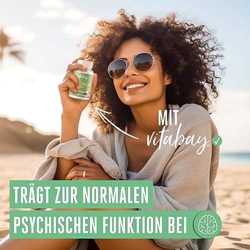 Vitabay Folsäure Tabletten Hochdosiert 1000 mcg (VItamin B9) - 240 VEGANE Tabletten - Folsäure Kinderwunsch Schwangerschaft Vitamine - für Männer - Hohe Bioverfügbarkeit - Laborgeprüft
