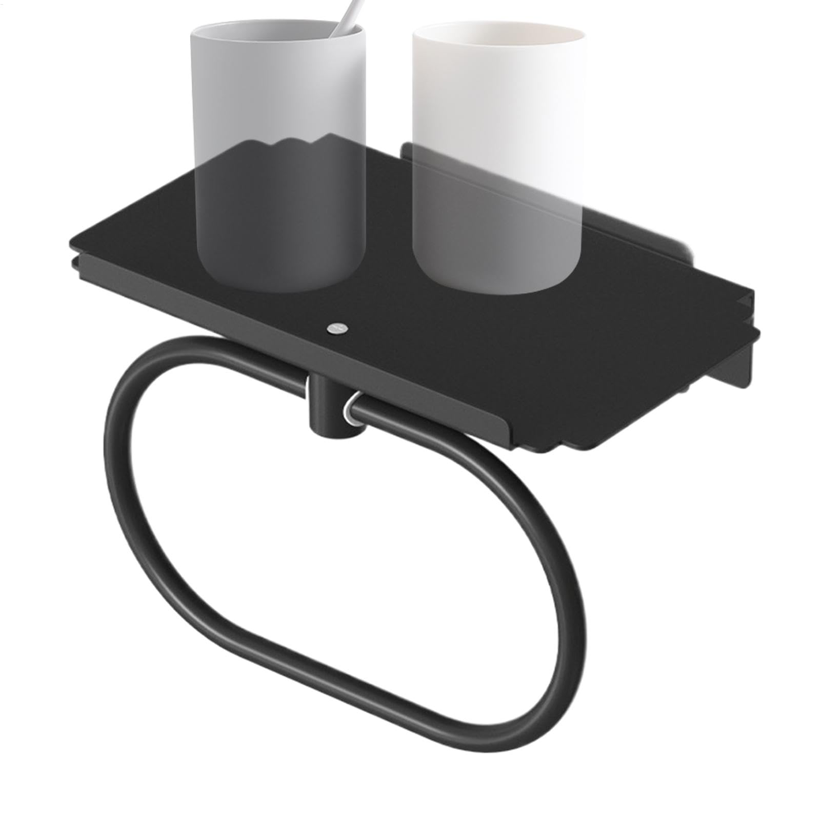 Anneau de serviette de bain sans forage pour préserver votre carrelage