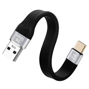 USB C Charger Cable [5 inch], USB 3.1 Gen 2 10Gbps Data Transfer Type C Cable, Short Fast Charging USB to USB C Android Auto Cable Compatible with iPhone 16, Samsung Galaxy,SSD