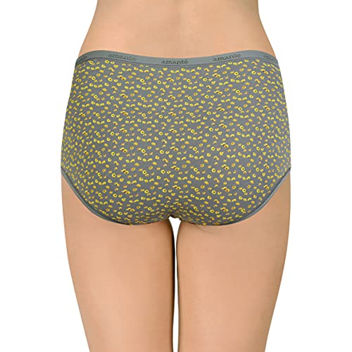 Image of Amante Printed Cotton Full Brief Panty Pack(Pack of 3)