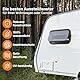 Farosun Wohnwagen Fenster 50x30 cm, E13, Ausstellfenster für Wohnmobil und Caravan mit integriertem Insektenschutz, Sonnenschutz, Seitenfenster für Camper, 2 mm Acrylglas, UV-beständig
