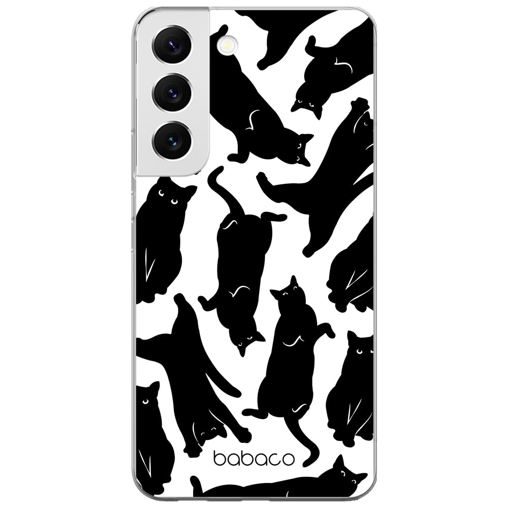 Babaco ERT GROUP mobile phone case for Samsung S22 original and officially Licensed pattern Cats 005 optimally adapted to the shape of the mobile phone, case made of TPU