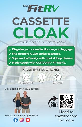 Image of The Fit RV Cassette Cloak | Toilet Cassette Disguise | Fits Thetford C-220 Cassettes